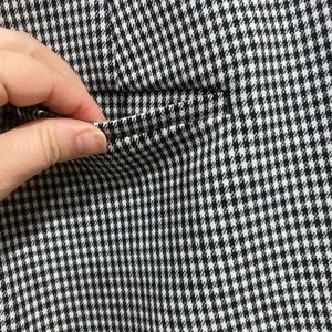 Ann Taylor Devin Gingham‎ Pants Size 8 Black White Stretch Workwear Preppy Chic thumbnail 5
