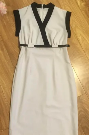 Calvin Klein Black And White Dress thumbnail 1
