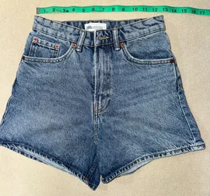 ZARA High-Waisted Jean Shorts thumbnail 1