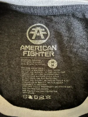 American Fighter Long Sleeve Shirt Grey thumbnail 3