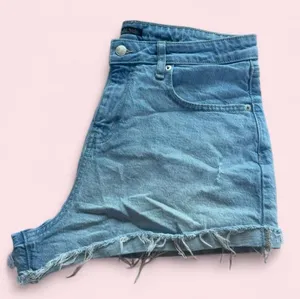 Wild Fable High Rise Rolled Cuff Shorts Light Wash 10R thumbnail 1