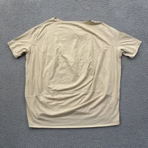 Lululemon Back In Action Short Sleeve Shirt Pale Linen Athleisure Women's 8 thumbnail 2
