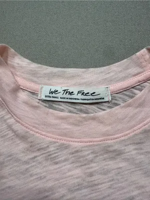 Free People We The Free Peach Slub Knit Top thumbnail 3