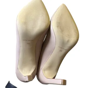 👠 Nine West Tatiana Nude Cream‎ Pointed Toe Pumps Women’s 9 Classic Heel ✨ 👠 thumbnail 3