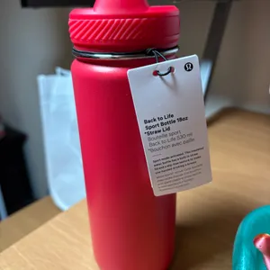 Lululemon Back to Life Sport Bottle 18 fl oz Straw Lid SOLD OUT color RDGL thumbnail 3