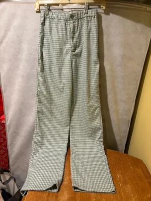 NWOT Brandy Melville plaid Wide Leg Loose Fit Valentina Pants thumbnail 2