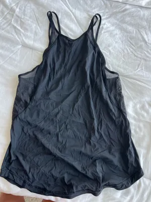 Lululemon Black Mesh-Panel Tank thumbnail 1