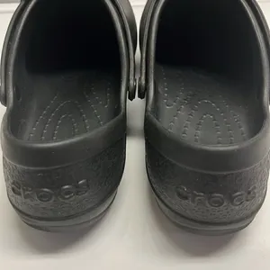 Crocs Black Mercy Slip On Slip Resistant Chef/Medical Work Shoes Women's Size 11 thumbnail 8