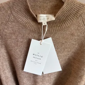 Sézane Enola Dress Light Camel Mohair Wool Belted Mini Dress M NWT thumbnail 8