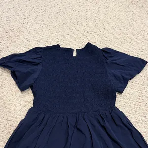 Gap Navy Blue Fit & Flare Dress Size Medium C11-148 thumbnail 8