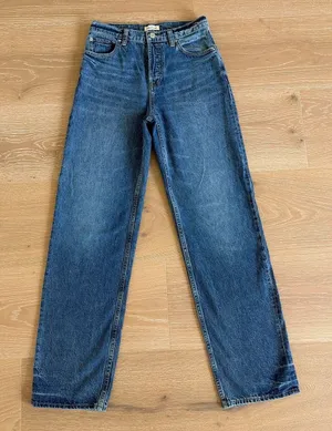 Grlfrnd Jeans Low Rise Boyfriend The Bella Size 24 Blue thumbnail 1