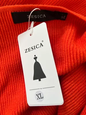 Zesica orange long sleeve dress size XL thumbnail 7