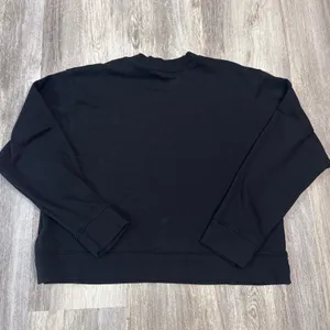The North Face Womens Black‎ Design Logo Crew Neck Sweatshirt Size Medium thumbnail 3