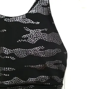 Glyder Shimmering‎ Black Sports Bra thumbnail 3
