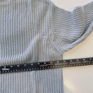 AMERICAN EAGLE‎ Light Blue Knit Mock Neck Sweater Size S\XS thumbnail 8