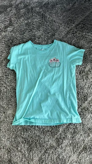 teal Ron Jon cotton T-Shirt  thumbnail 3