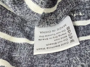 Brandy Melville Frankie navy blue white high waisted striped ankle pants thumbnail 10