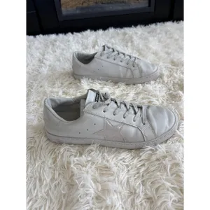 Vintage Havana Bianca Dip‎ Grey Leather Star Sneakers Womens Size 7 thumbnail 2