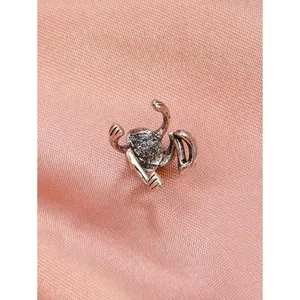 NEW Silver Tone Frog Ear Cuff Artsy Hipster Hippie‎ Funny Modern Hip One Size thumbnail 4