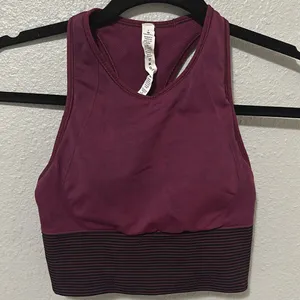 Lululemon Ebb to Train Bra wash color purple no signs of wear size 4 y2k style thumbnail 3