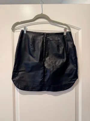 Wild Honey Leather Skirt thumbnail 3