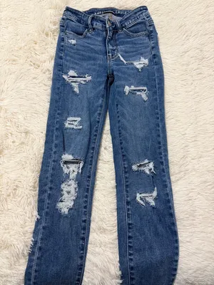 American Eagle Outfitters Hi-Rise Jegging with Raw Hem thumbnail 2