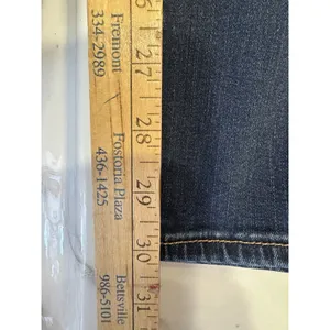 American Eagle Skinny Jeans Women’s 10 Long Blue Super Stretch Denim MidRise thumbnail 6