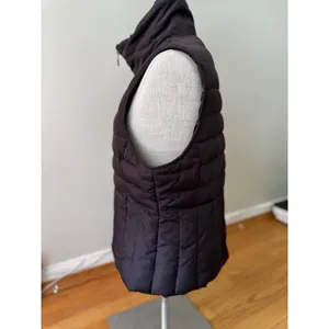 Kenneth Cole Reaction Chocolate Brown Warm Layering Down Puffer Vest Jacket Sz L thumbnail 3
