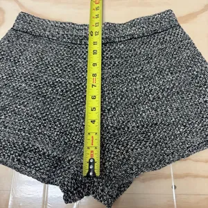 NWT Zulu & Zephyr Black Marle Knit Shorts Minimalist Pull On Mini Sz‎ 8 thumbnail 8