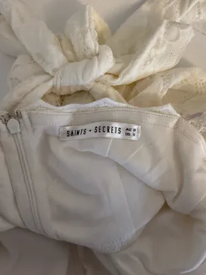 Saints + Secrets White Dress thumbnail 3
