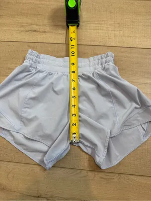 Lululemon Hotty Hot Low Rise Lined Shorts 4” Powder Blue Size 4 Running Swift thumbnail 8