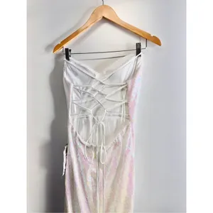 B Darlin Sequined Cowlneck Lace-Up-Back Gown Size 12 Iridescent $129‎ thumbnail 6