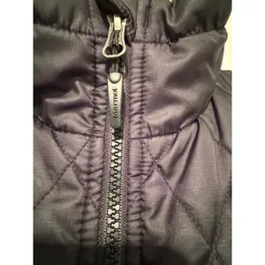 Marmot Womens‎ Medium Black Quilted Puffer Vest Stretch Panels Lightweight Zip thumbnail 5