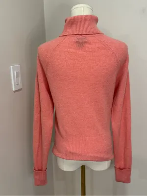 Halogen Pink 100% Cashmere Crewneck Sweater Medium thumbnail 4
