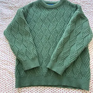 Aelfric Eden Textured Green Crewneck Sweater thumbnail 1