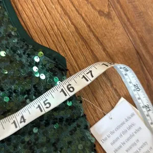 Taylor NWT green sequin cowl neck midi dress 6 thumbnail 12