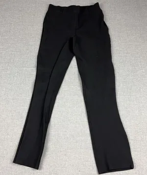 Quince Ultra Stretch Ponte Bootcut Pants Womens Medium Black Pull On Office Work thumbnail 1