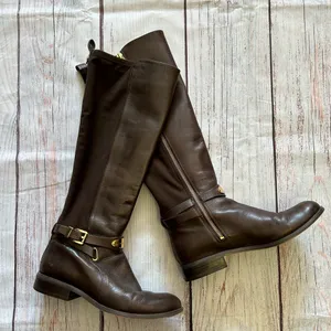 Michael by Michael Kors Arley Stretch Boots in Dark Brown - size 7 thumbnail 2