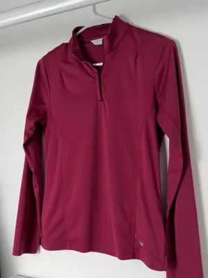 Callaway Women's Long-Sleeve Quarter-Zip Top - Berry/Magenta thumbnail 2