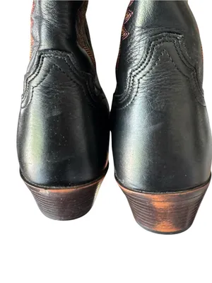 Ariat - Heritage Elastic Calf Black Leather Western Boots Size 6.5B thumbnail 5