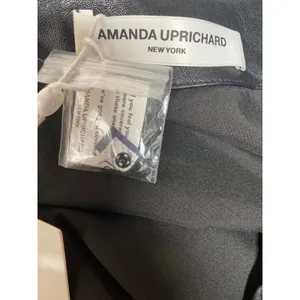 Amanda Uprichard Size Small Black Durand Faux Leather Mini Dress Brand New thumbnail 5