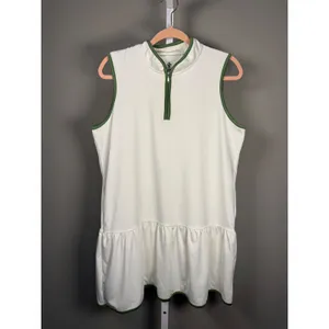 Tuckernuck Sport‎ Tennis Dress XL White Zip Athletic Preppy Golfcore Pickleball thumbnail 2