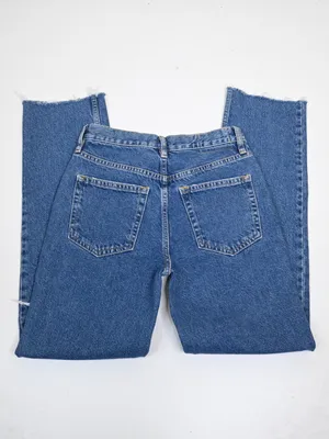 We the Free Women's 24 Distressed Straight Leg Raw Hem Button Fly Jean thumbnail 5