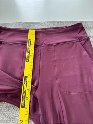 CRZ YOGA Butterluxe Burgundy Plum High-Rise Jogger Pants Sz Small thumbnail 9