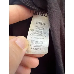 Simlu Black Woman’s Shirt With Open Back Size XL thumbnail 4
