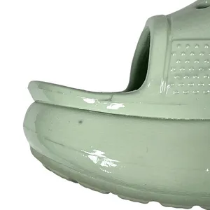Crocs Crush Platform Slides Sandals High Shine Light Green W11/M9 Chunky Shoes thumbnail 8