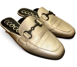 Ccocci Metallic Slip-on Loafers Women’s 8 thumbnail 1