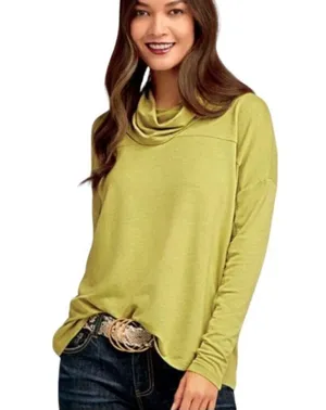 CAbi Chartreuse Ease Turtleneck Style #4193 - size XS thumbnail 1