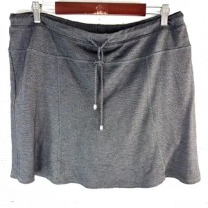 GreenTea XXL Athletic Skort in Gray thumbnail 6