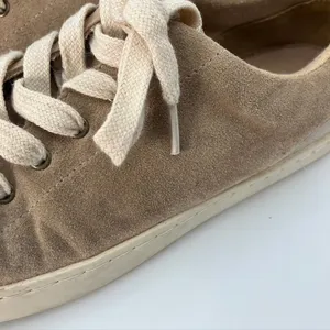 White Raven Women's Tan Suede Sneakers Casual Low Top Lace Up Size‎ 7 thumbnail 3